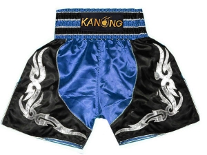 Kanong Boxing Shorts : KNBSH-202-Blue-Black